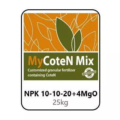 MYCOTEN MIX NPK 10-10-20 25kg (nawóz ogrodniczy granulowany długodziałający - wiosna, lato, jesień)