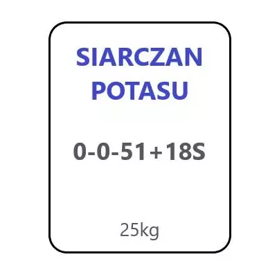 SIARCZAN POTASU 25kg (51%K2O, 45%SO3)(nawóz rozpuszczalny)