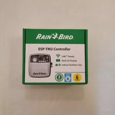 RAIN BIRD ESP-TM2 STEROWNIK NAWADNIANIA ZEWNĘTRZNY 6 SEKCJI (możliwość dodania modułu wi-fi LNK)